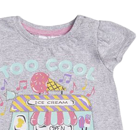 Girls' Ice Cream Kids' Short Sleeve T-Shirt