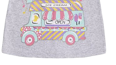 Girls' Ice Cream Kids' Short Sleeve T-Shirt