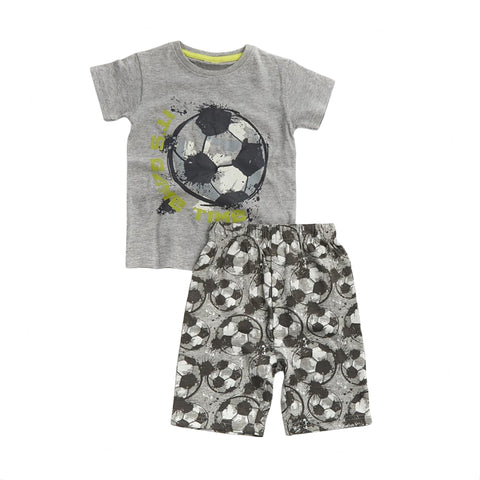 Boys' Soccer Ball Pajama Short Set