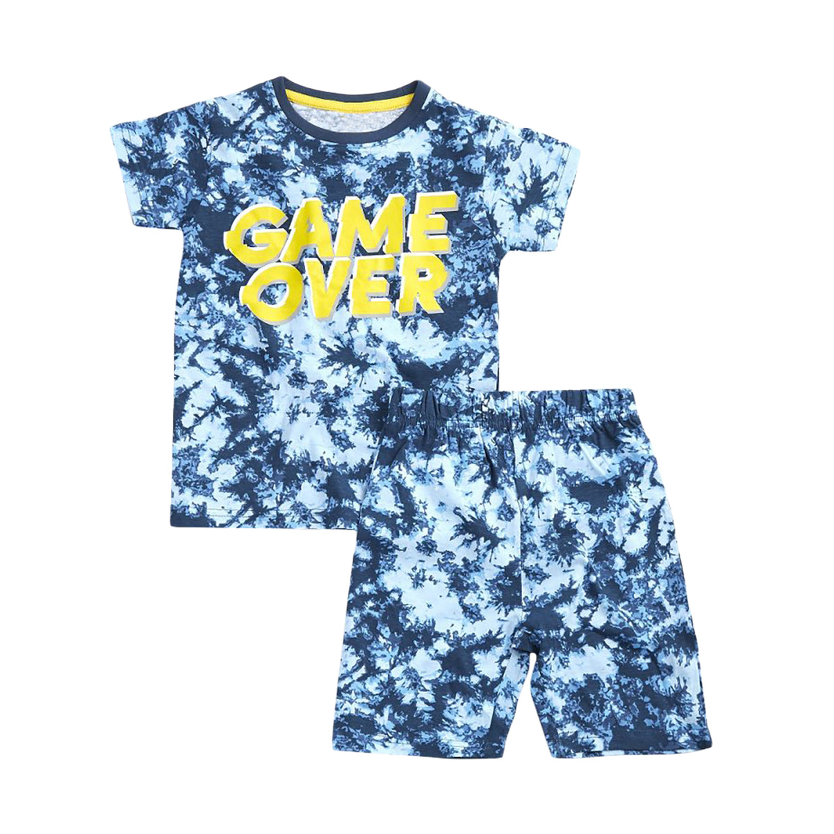 Boys' Game Over Pajama Short Set