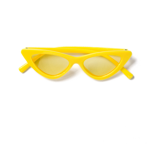 Yellow Cat Eye Kids' Sunglasses
