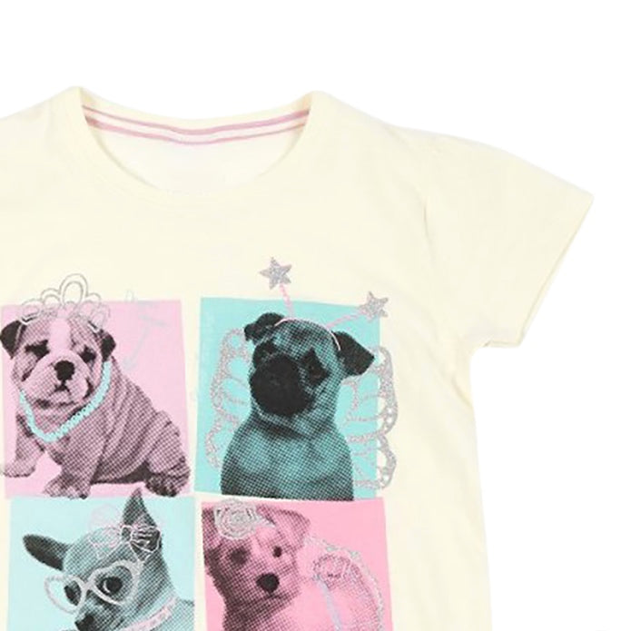Girls' Glam Puppies Pajama Short Set