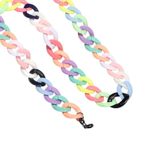 Girls' Multi-Color Plastic Sunglass Chain