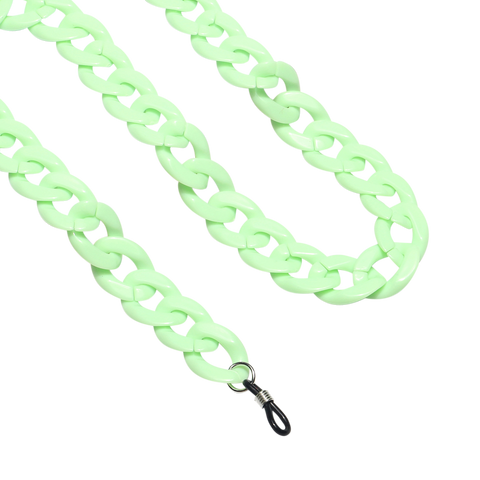 Girls' Green Plastic Sunglass Chain