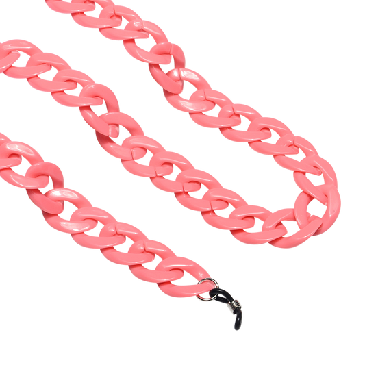 Girls' Pink Plastic Sunglass Chain