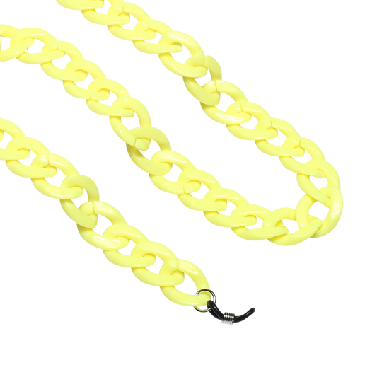 Girls' Yellow Plastic Sunglass Chain